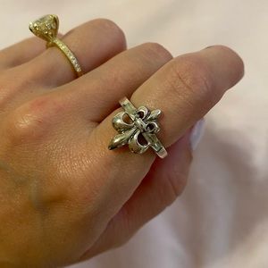 Mignon Faget Fleur de Lis ring!